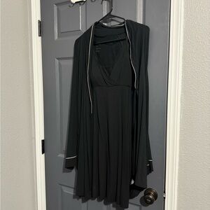 Stars Above Black Sleeveless V-Neck